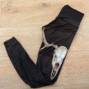 Teeki deer skull leggings
